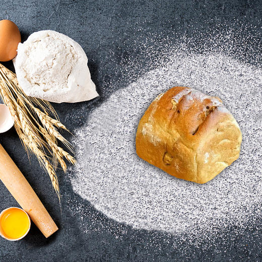 110s黑麦核桃酸面包 Walnut Sourdough Rye Bread250g无油无糖无蛋无奶 商品图3