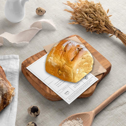 110s黑麦核桃酸面包 Walnut Sourdough Rye Bread250g无油无糖无蛋无奶 商品图6