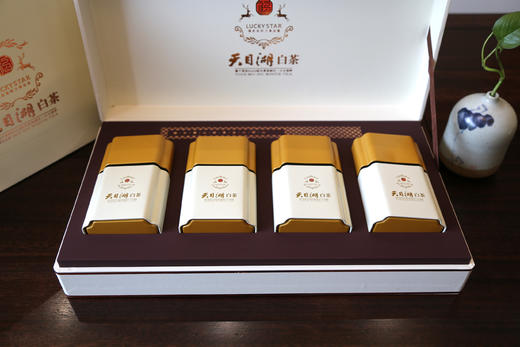 六雨早春明前特级天目湖白茶礼盒200g品质好茶送礼佳品 商品图1