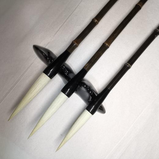 【紫竹白驹长峰羊毫】书写软而有弹力顺滑 更容易掌握 适用行草皆宜，国画用笔也适合 商品图1