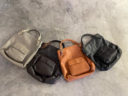 Diu棕色深棕色灰黑双肩包 商品图12