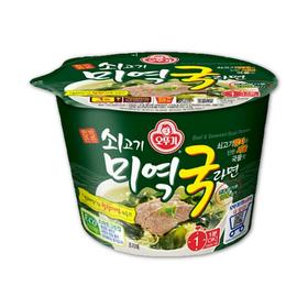 오뚜기 쇠고기미역국라면컵대100g