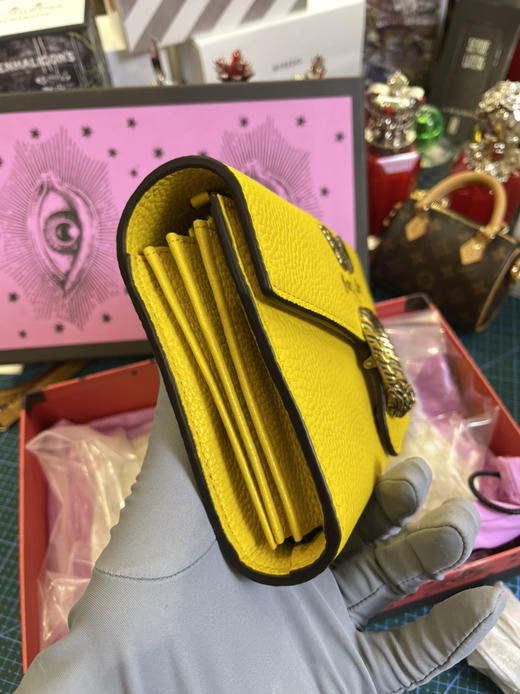 清仓，Gucci黄色链条包，超多卡位，原单，全新有礼盒 商品图1