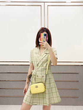 清仓，古驰原厂皮，黄色相机包小号，原价1250，配全套包装