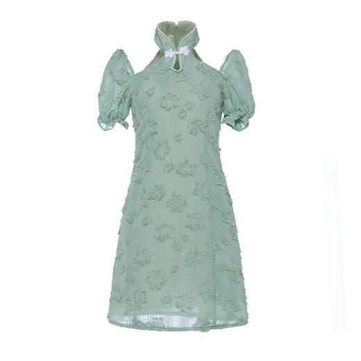 气质短款挂脖式旗袍 ，少女性感旗袍连衣裙 JQZ633 商品图4