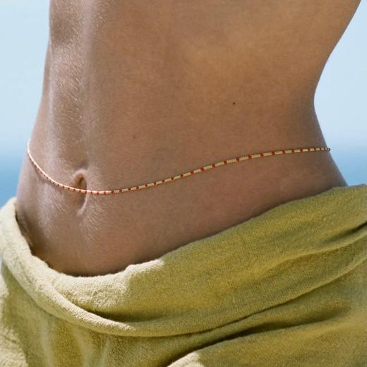 北京仓｜Maggoosh-Rainbows-红色珐琅 腰链［希腊设计师］ 商品图2