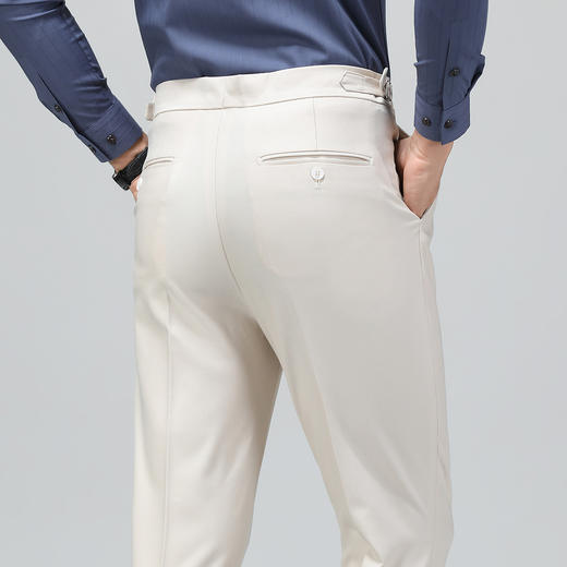【可调节腰围】罗蒙夏季男士休闲西裤商务休闲通勤百搭男长裤 商品图12