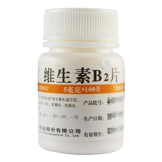 维福佳,维生素B2片【5mg*100片】华中药业 商品图0