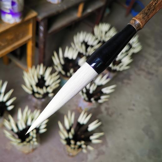 【紫竹白驹长峰羊毫】书写软而有弹力顺滑 更容易掌握 适用行草皆宜，国画用笔也适合 商品图0