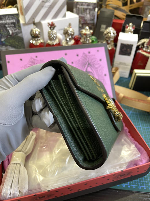 清仓，Gucci绿色链条包，超多卡位，原单，全新有礼盒 商品图2
