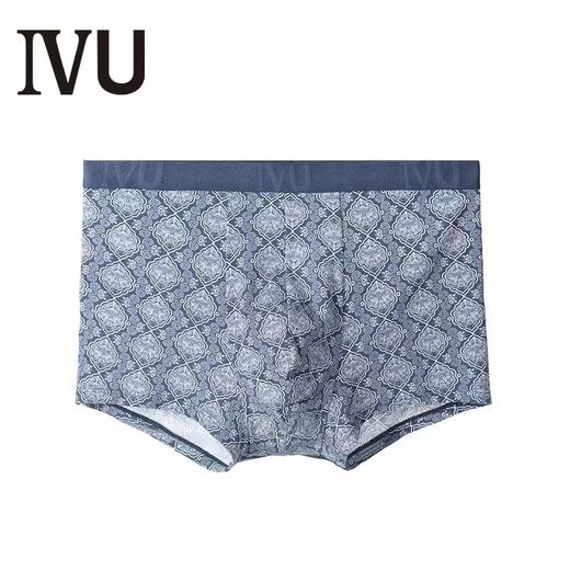 安莉芳旗下IVU印花薄款莫代尔内裤男士舒适中腰平角裤UP00041 商品图1