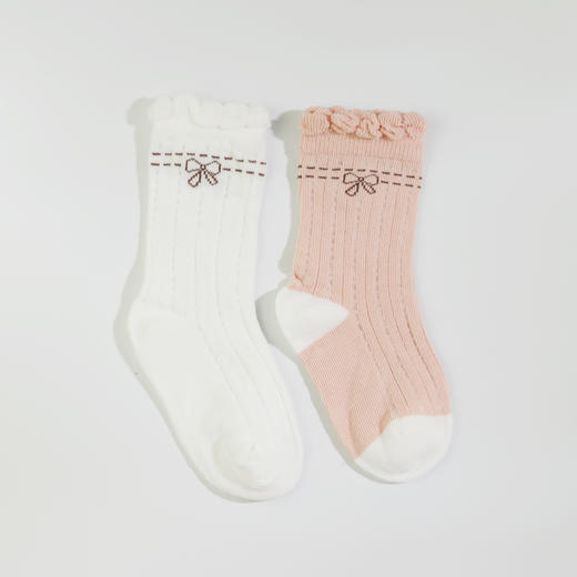 【2双装 6双6折】童丨夏季新款儿童花边袜子夏季薄袜儿童公主袜宝宝袜【2213217】 商品图2