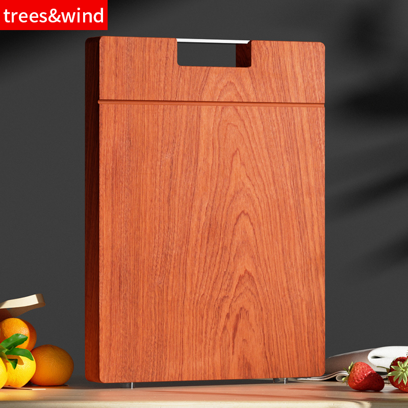 trees&wind乌檀木整木砧板 天然成分安全！原木完整切割！2.5cm的厚度！原木完整切割，一块能用上几十年！