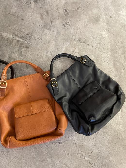 Diu棕色深棕色灰黑双肩包 商品图13