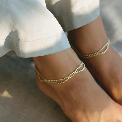 北京仓｜Maggoosh-Mineral-波浪 脚链［希腊设计师］ 商品图0