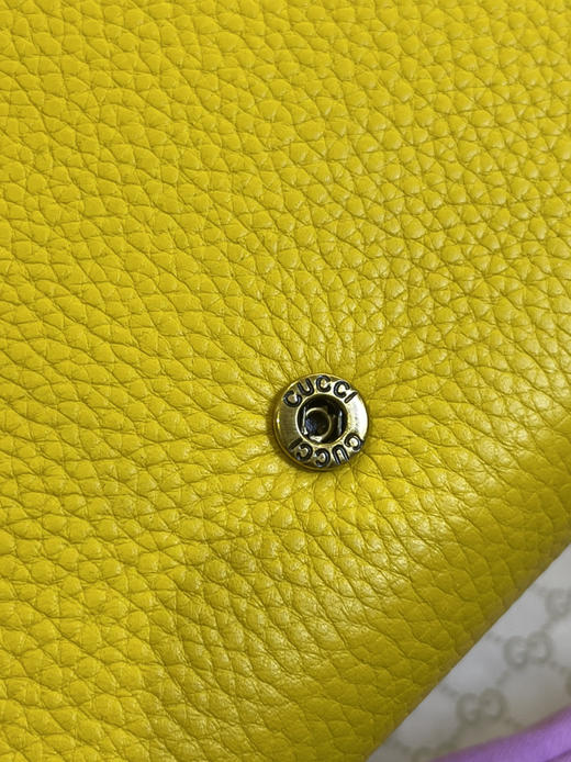 清仓，Gucci黄色链条包，超多卡位，原单，全新有礼盒 商品图11