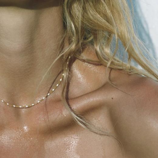 订购7周到｜Maggoosh-Rainbows-白色珐琅 项链［希腊设计师］ 商品图2