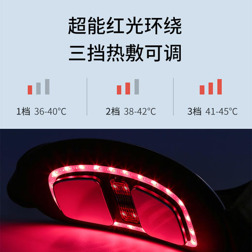 攀高腰部按摩器 家用热敷艾灸养生护腰带腰间盘按摩仪腰椎中频艾灸热敷护腰带送礼好物 商品图7