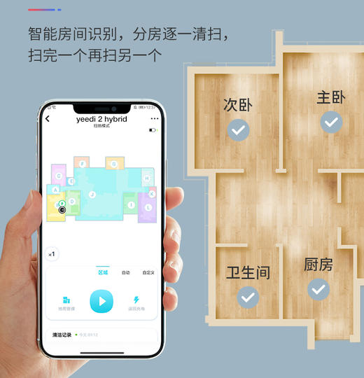 科沃斯yeedi一点扫地机器人智能家用全自动扫吸拖一体机k780 商品图2