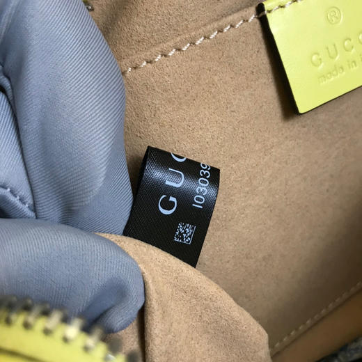 清仓，古驰原厂皮，黄色相机包中号，原价1300，配全套包装 商品图9