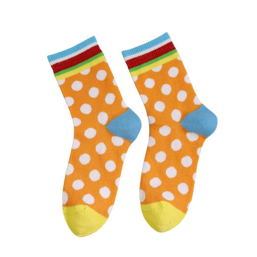 【2双装 6双6折】童丨儿童四季棉袜波点中筒棉袜时尚童袜【2213201】 商品图4