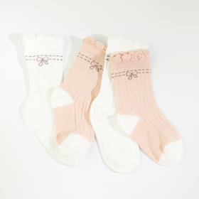 【2双装 6双6折】童丨夏季新款儿童花边袜子夏季薄袜儿童公主袜宝宝袜【2213217】