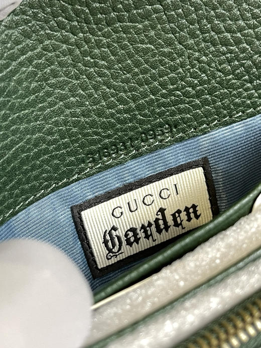 清仓，Gucci绿色链条包，超多卡位，原单，全新有礼盒 商品图9