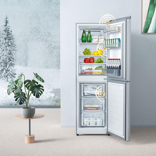 【小米热销】米家 小米出品 双门冰箱 风冷无霜 租房宿舍家用小型电冰箱 精致简约欧式设计 BCD-186WMD 商品图3