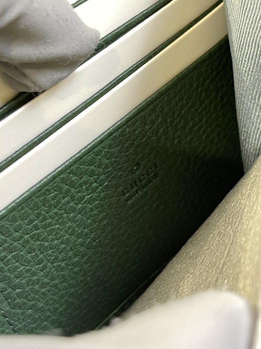 清仓，Gucci绿色链条包，超多卡位，原单，全新有礼盒 商品图12