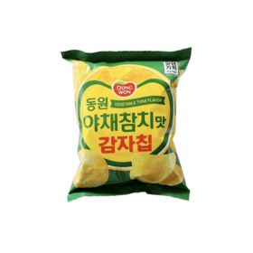 YOUUS 蔬菜金枪鱼罐头味薯片50g 【中】