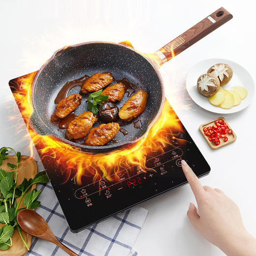 【极速火】Joyoung九阳C21-SX810-B1电磁灶家用多功能大功率智能火锅9档火力炒菜电磁炉 商品图4