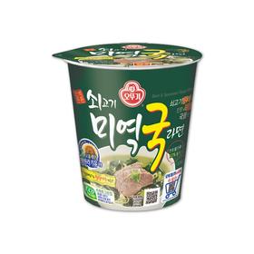 不倒翁 牛肉海带汤小碗面60g 【中】