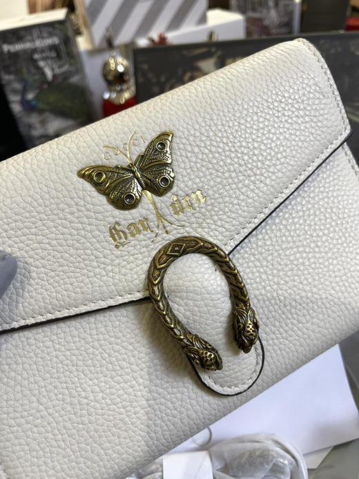 清仓，Gucci白色链条包，超多卡位，原单，全新有礼盒 商品图6