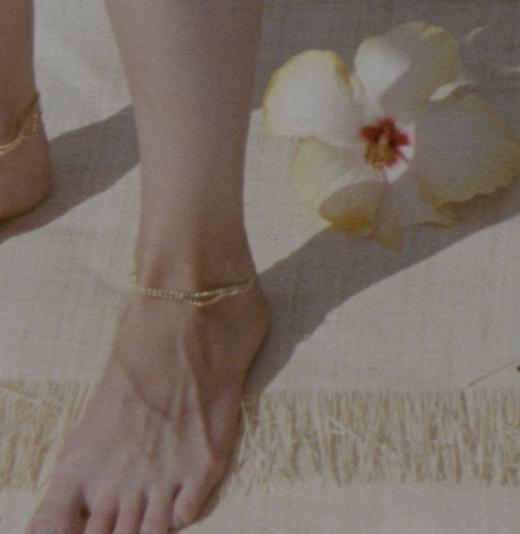 北京仓｜Maggoosh-Mineral-波浪 脚链［希腊设计师］ 商品图3