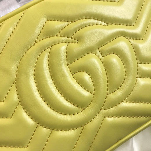 清仓，古驰原厂皮，黄色相机包中号，原价1300，配全套包装 商品图11