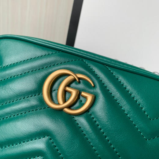 清仓，Gucci原厂皮，祖母绿相机包小号，全新带礼盒，原价1250 商品图1