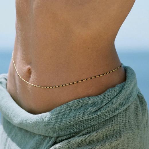 订购7周到｜Maggoosh-Rainbows-黑色珐琅 腰链［希腊设计师］ 商品图2