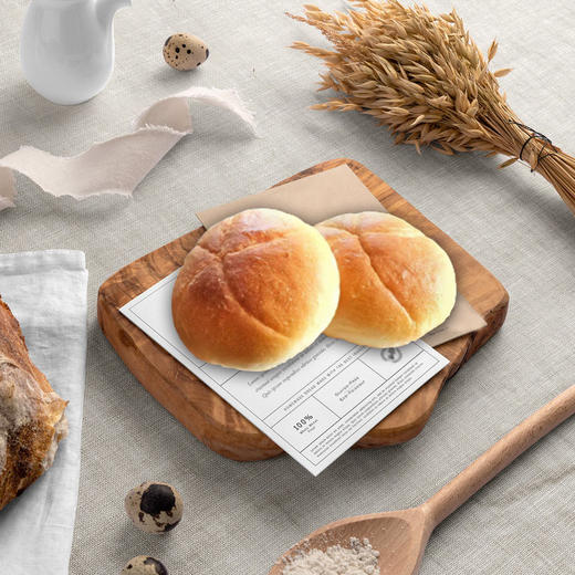 402皇帝小面包早餐包kaiserroll50g无糖