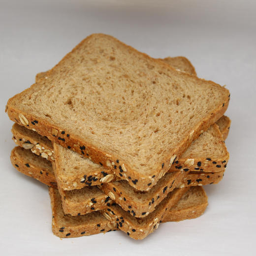 3181多谷物吐司无油无糖 Multigrain toast 200g 6片粗粮吐司素食面包 商品图2
