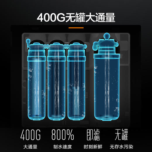 美的（ Midea）（508144）厨下式家用直饮一级水效RO反渗透无罐净水机 MRO1598A-400G 商品图2