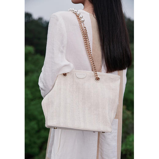 【品牌优选】饮水鸟 非遗夏布牛皮包 商品图1