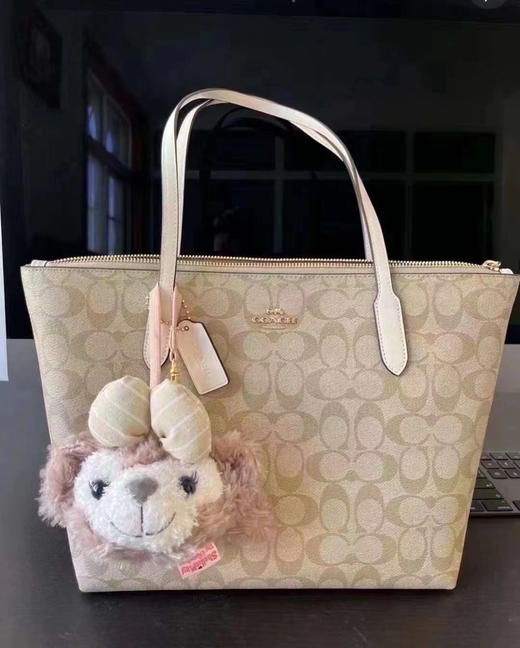 上架即断货！夏日清爽色😍特价1099包邮！Coach拉链托特Zip Top Tote 商品图0