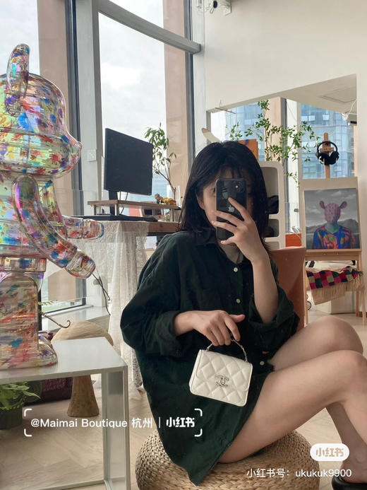 清仓，香奈儿小废包，原单，少量！全新配礼盒，尺寸9.5x13x6cm 商品图8