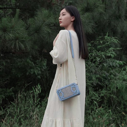 【品牌优选】饮水鸟 非遗夏布牛皮包 商品图14