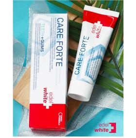 【品牌直发】瑞士进口Edel+White乳酸正畸牙膏牙刷套装戴牙套专用+隐适美专用套装