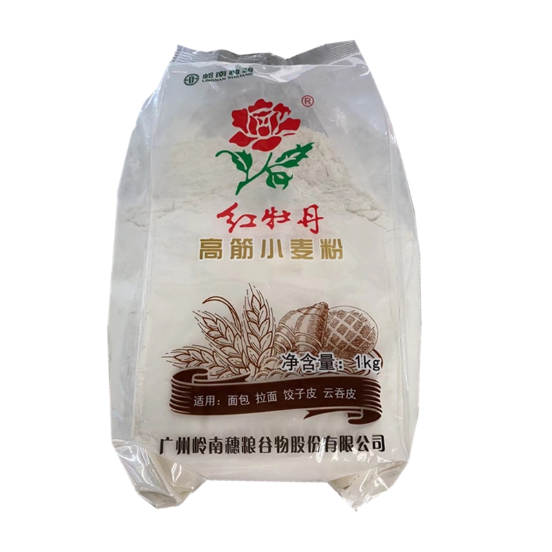 红牡丹高筋小麦粉(特级精面粉）1kg（03010008）