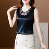 钉珠吊带背心，宽松百搭打底西装内搭无袖丝绸面上衣KQL-3179 商品缩略图3