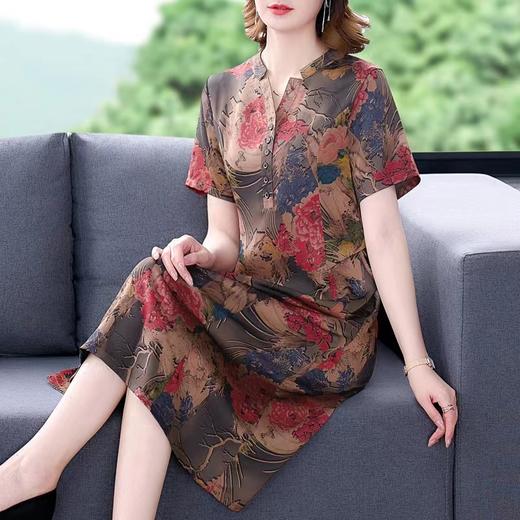 尚澜真丝连衣裙211098（4） 商品图0