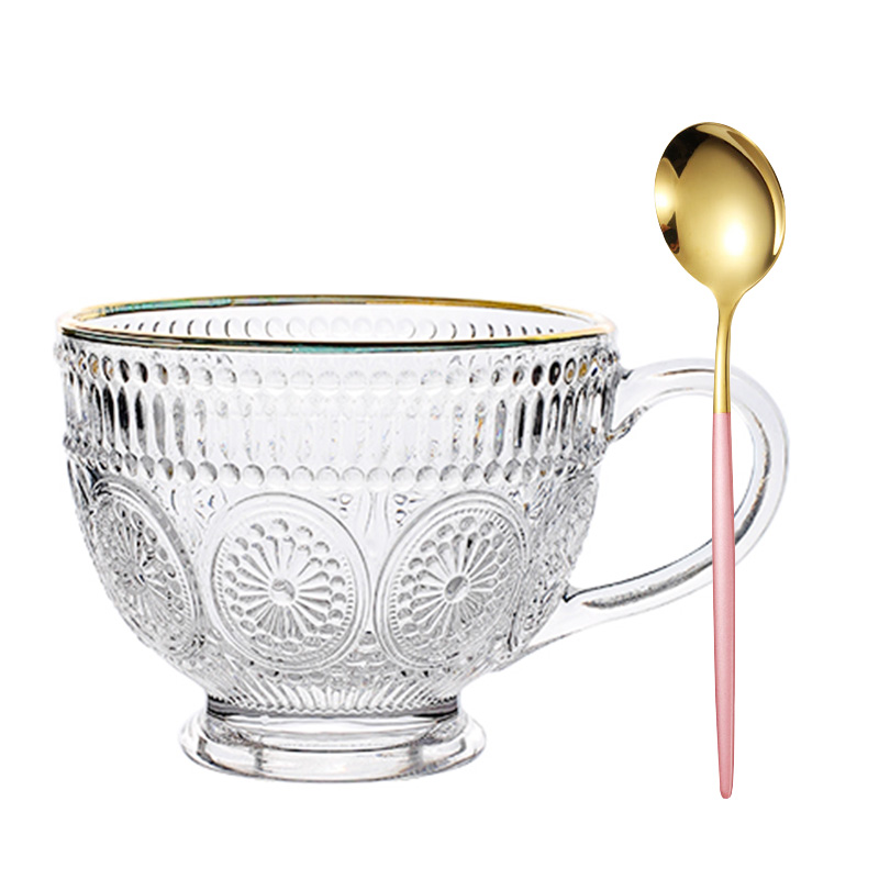 精美杯子400ml + 勺子 一套