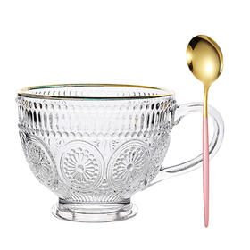 精美杯子400ml + 勺子 一套